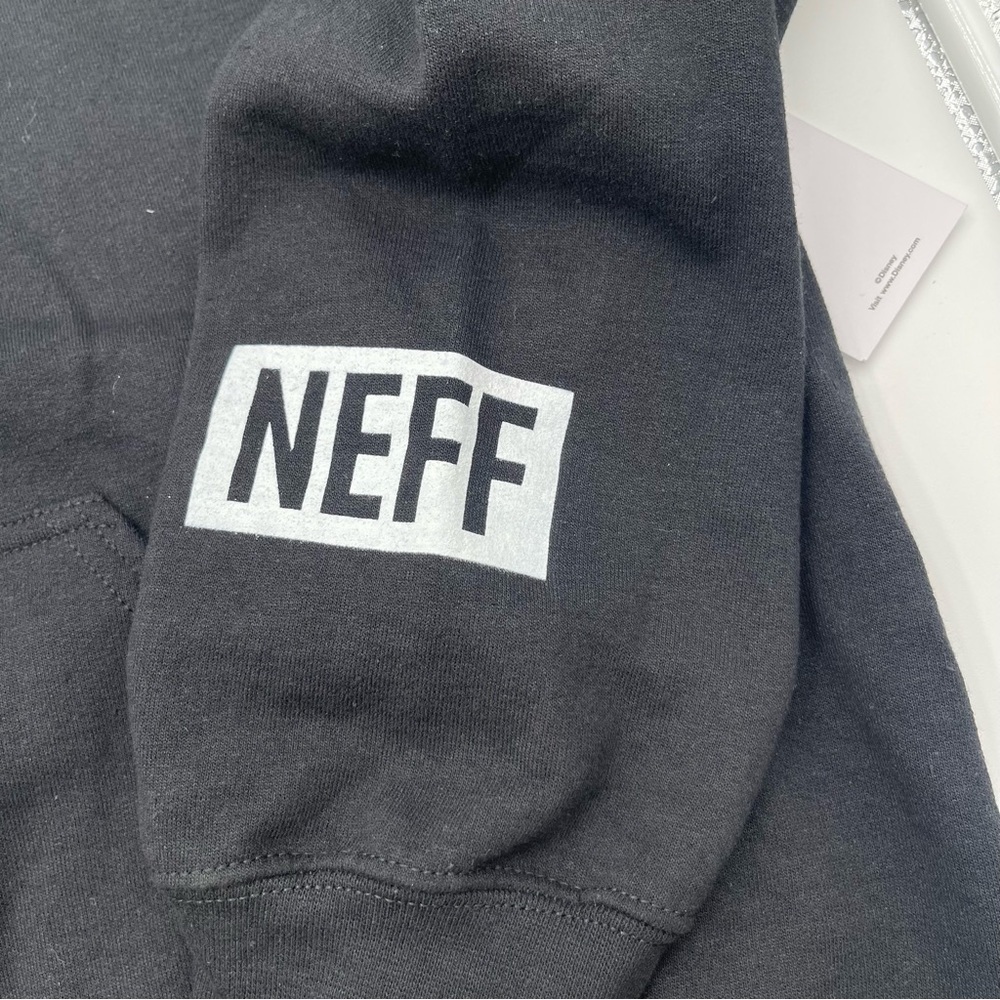 Disney collection by Neff Womens Sz Large Hoodie Sweatshirt Black Mickey Mouse - Picture 4 of 12